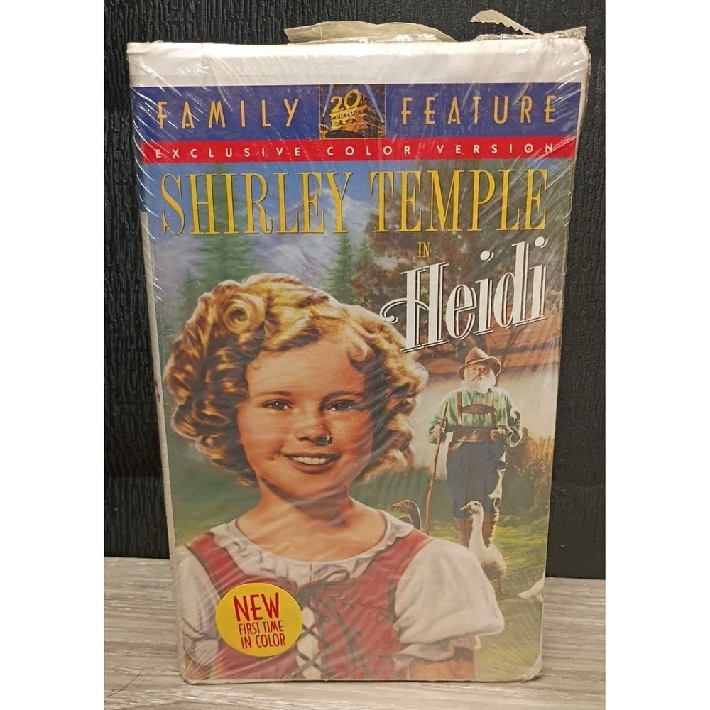Heidi (VHS, 1998, Colorized) Sealed